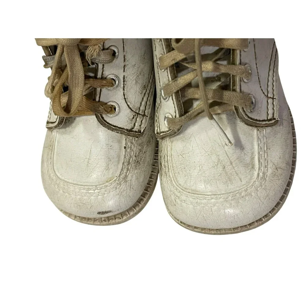 Vintage Baby Walking Shoes 5? Used Leather *some wear